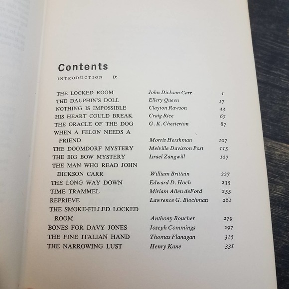 BOOK NAME | THE LOCKED ROOM READER | 1968 - Picture 3 of 10